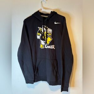 Oregon Ducks Stomp Cancer Nike Pullover Hoodie‎ Men's M Black